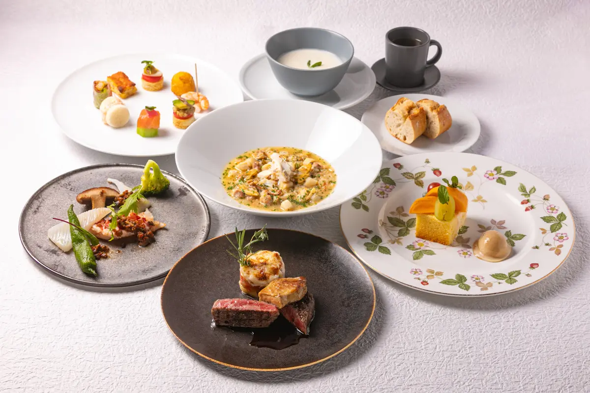 パリサンク コース料理例